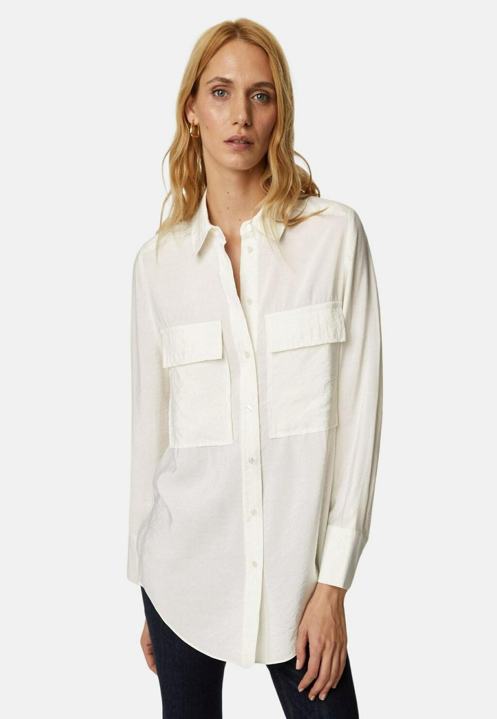 

Блуза-рубашка COLLARED UTILITY Marks & Spencer, цвет ivory