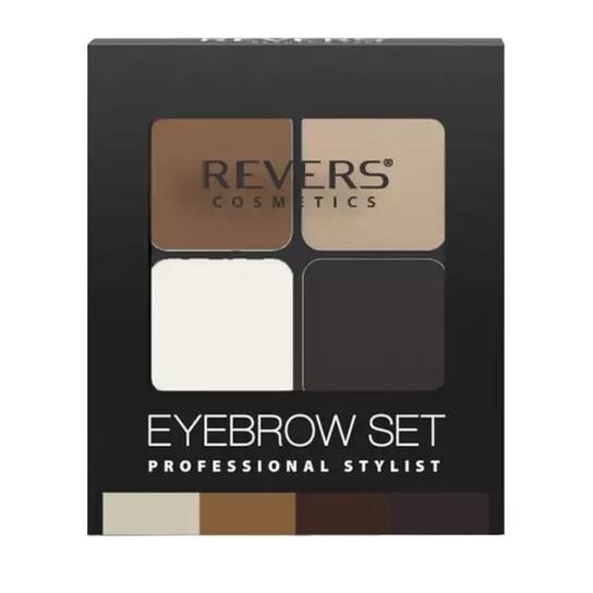 

Набор для бровей Professional Stylist, тени для бровей 03, 4,5 г Revers, Черный