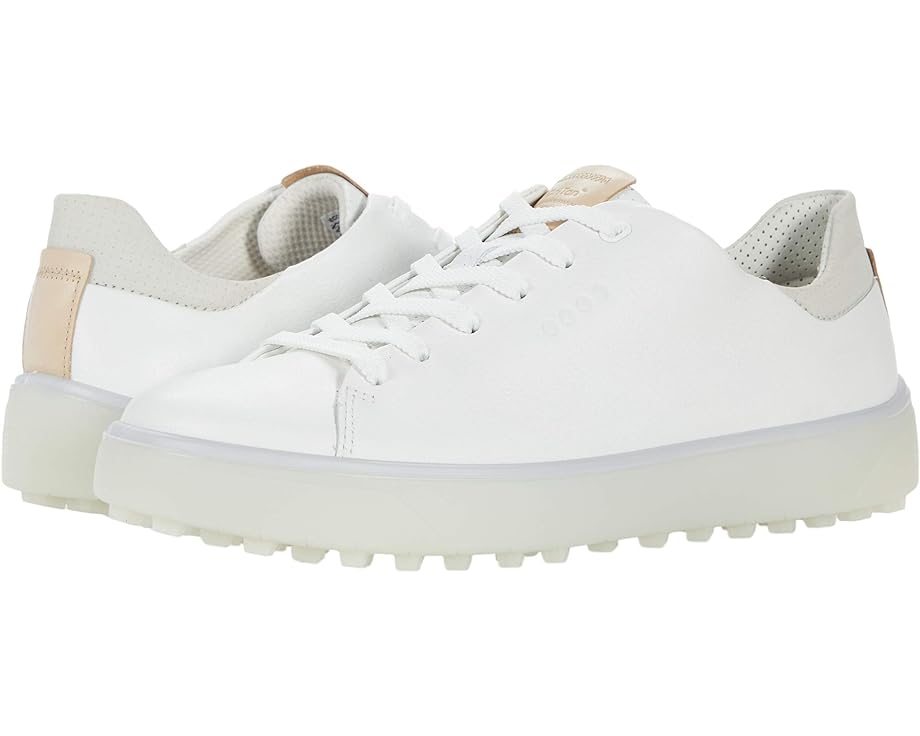Кроссовки ECCO Golf Golf Tray Hydromax Golf Shoes, цвет Bright White/Cow Leather new arrival golf shoes spike rotating buckle genuine leather non slip men golf white shoes sneaker winter wearable men golf shoe