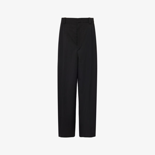 

Le pantalon salti широкие шерстяные брюки свободного кроя Jacquemus, черный