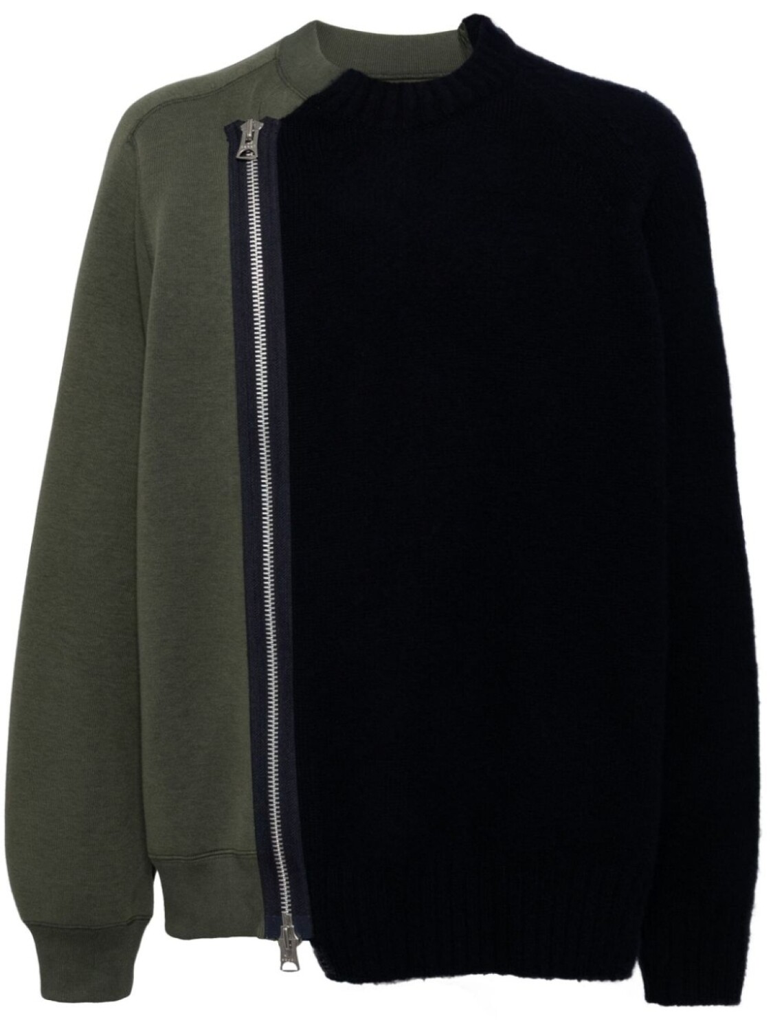 

Sacai вязаный джемпер, зеленый
