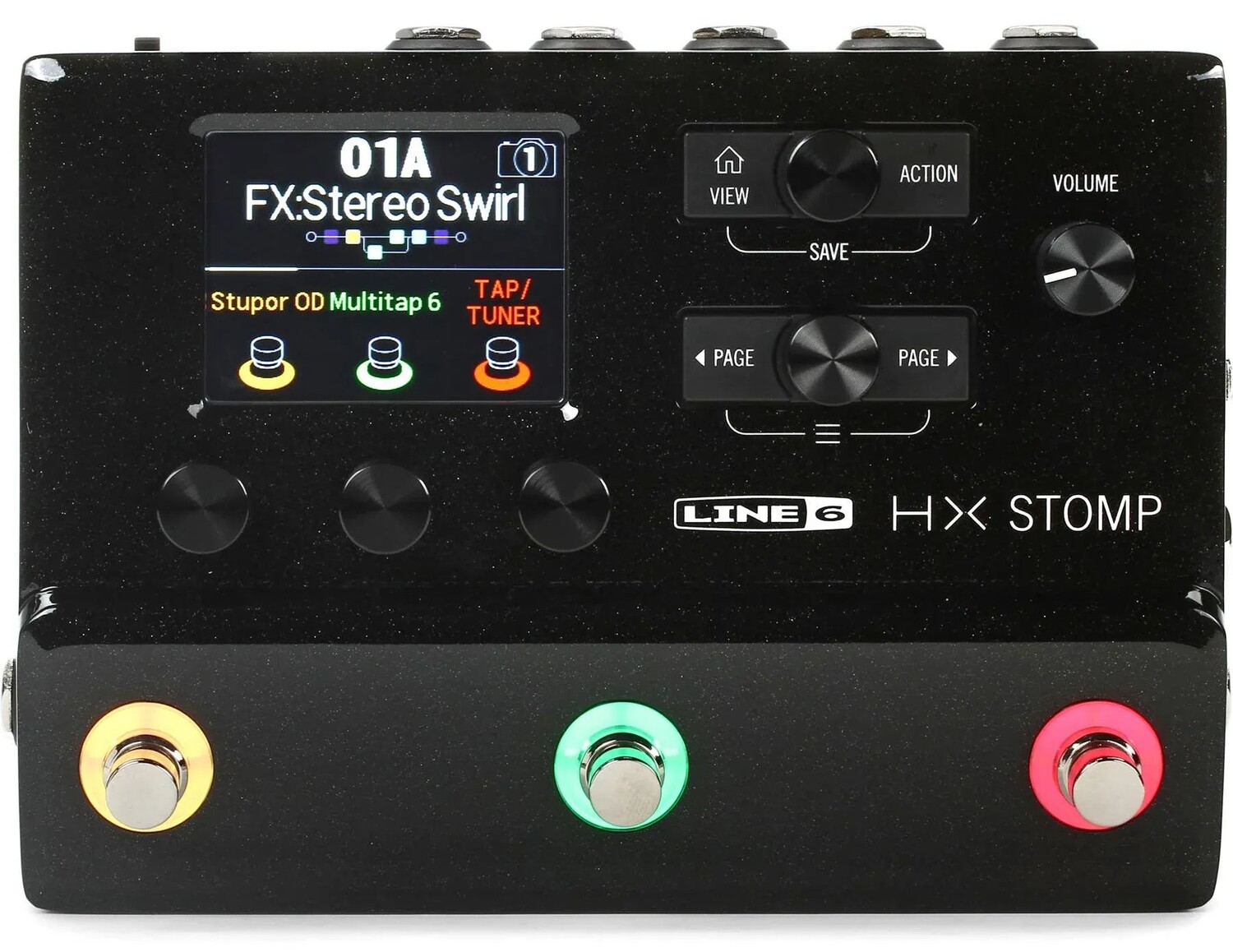 

Гитарный мультиэффектный напольный процессор Line 6 HX Stomp — черный