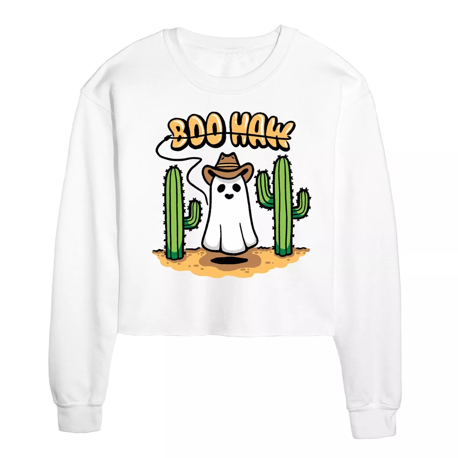 

Укороченный флис с рисунком Boo Haw для юниоров Licensed Character