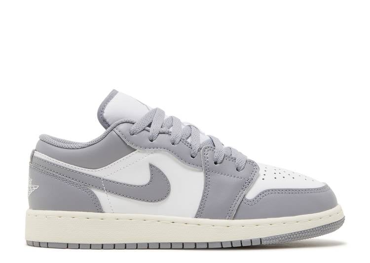 Кроссовки AIR JORDAN 1 LOW GS 'VINTAGE GREY', кроссовки nike air jordan 1 low vintage grey gs 39eu