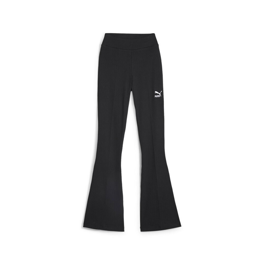 

Брюки Puma Classics Ribbed Flared Fit, черный