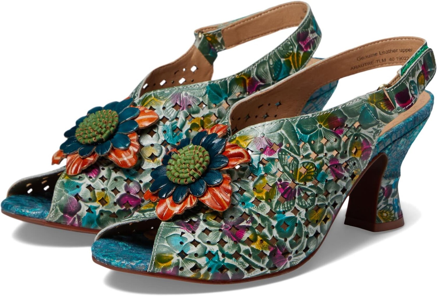 

Босоножки Arautre L'Artiste by Spring Step, цвет Teal Multi