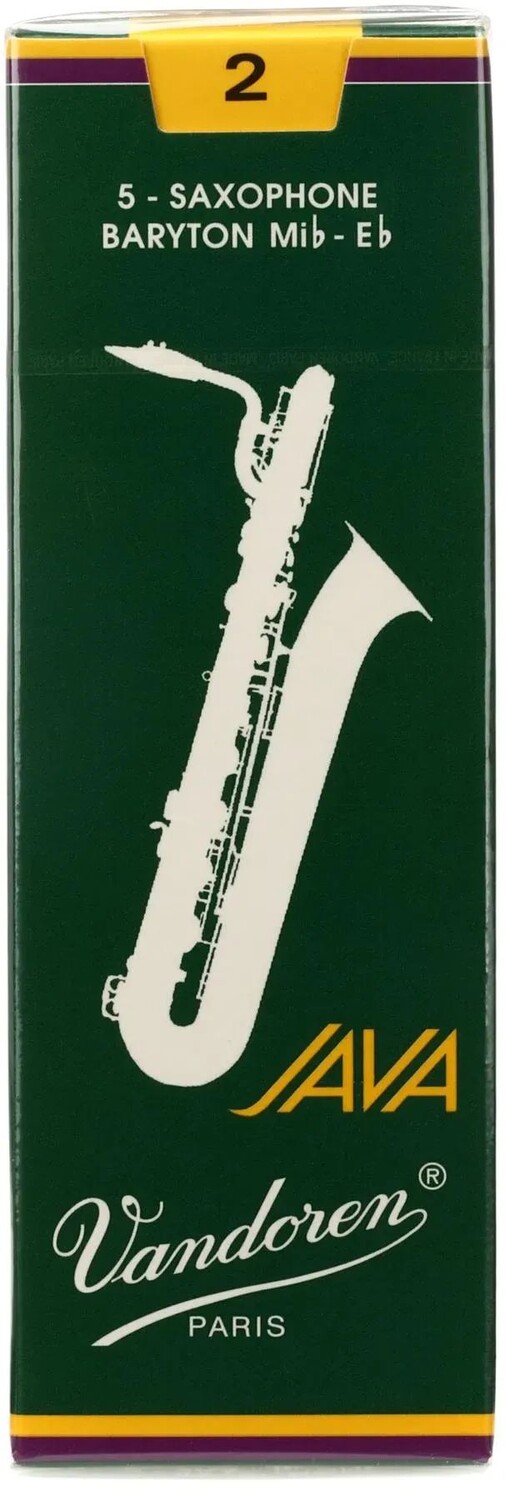 

Vandoren SR342 — Зеленые трости для баритона-саксофона JAVA — 2,0 (5 шт.)