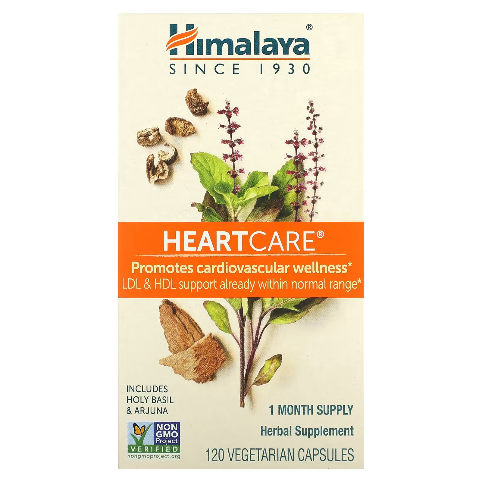 Пищевая добавка Himalaya HeartCare, 120 капсул