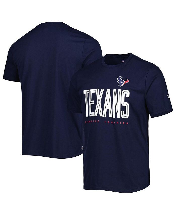 

Мужская темно-синяя футболка Houston Texans Joint Authentic Training Huddle Up New Era, синий