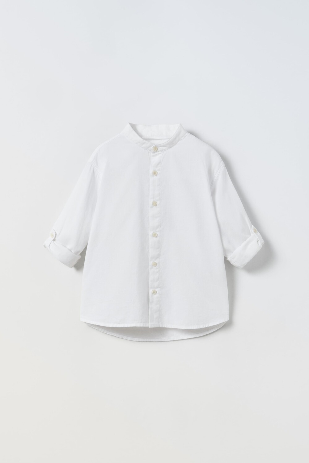 

Льняная рубашка Zara, белый