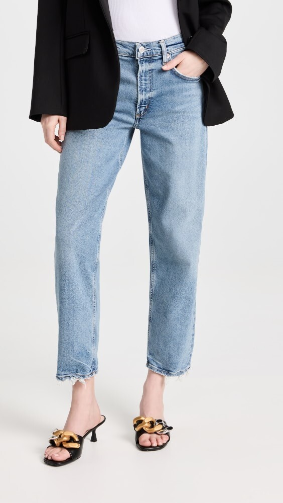

Джинсы AGOLDE Kye Mid Rise Straight Crop