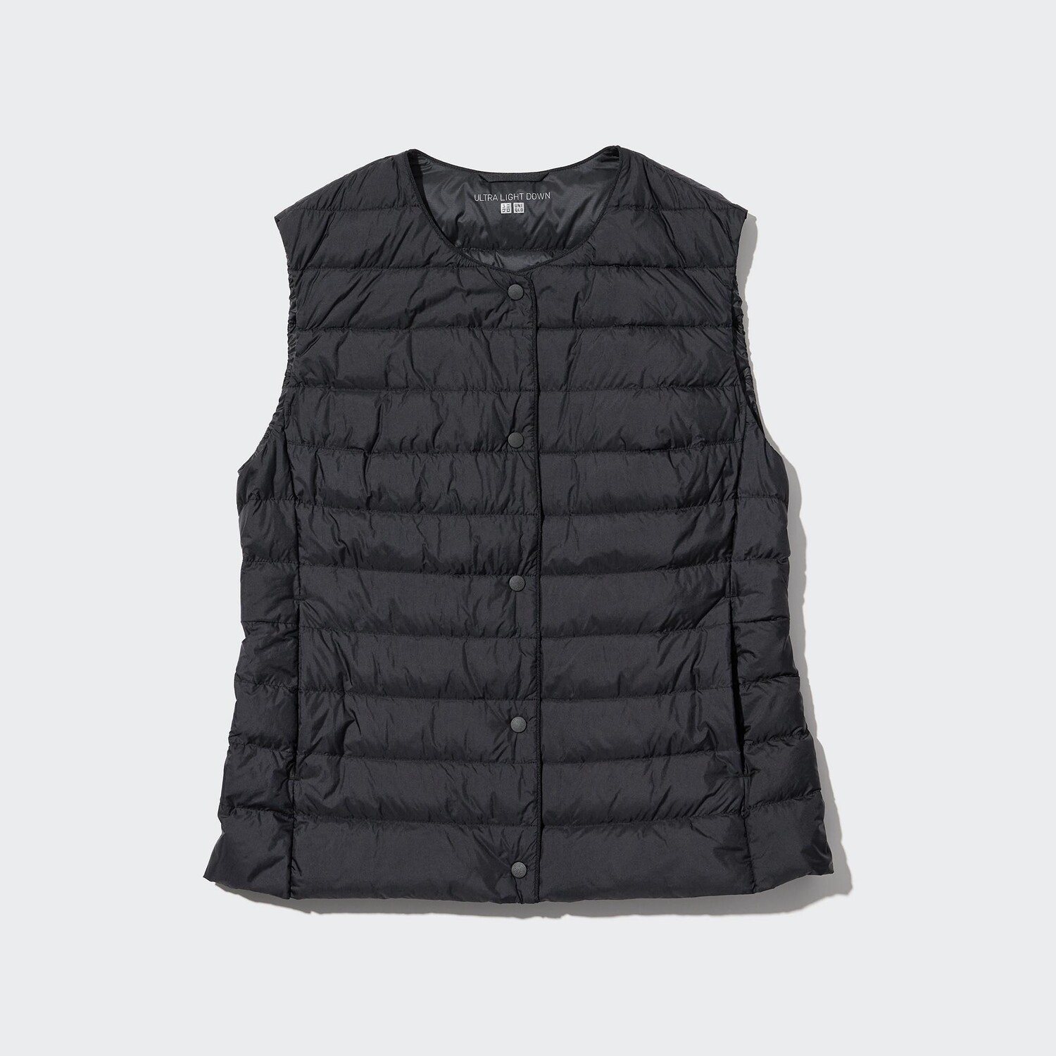

Пуховик UNIQLO влагостойкий, черный