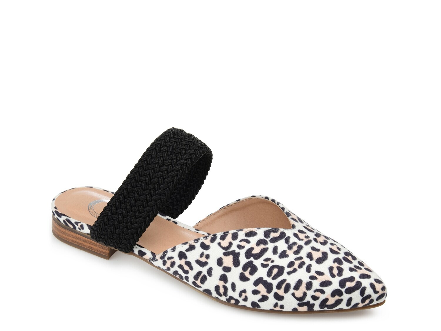 

Мюли Roxeene из коллекции Journee Journee Collection, цвет Off White/Black Leopard Print