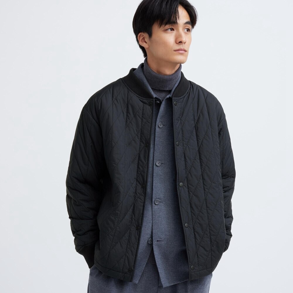 

Куртка Uniqlo Air Heattech стеганая теплая, черный