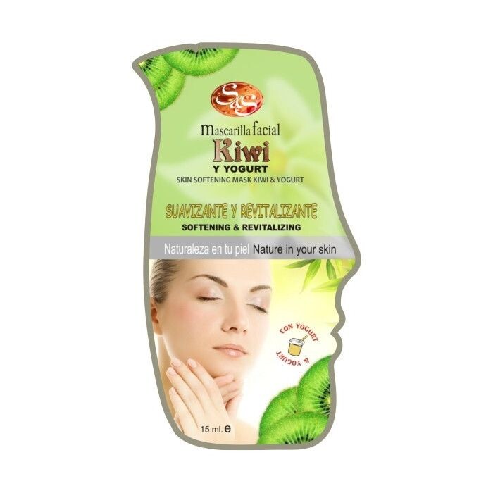 

Маска для лица Mascarilla Facial Kiwi y Yogurt Sys Cosmética Natural Y Aromas, 15 ml