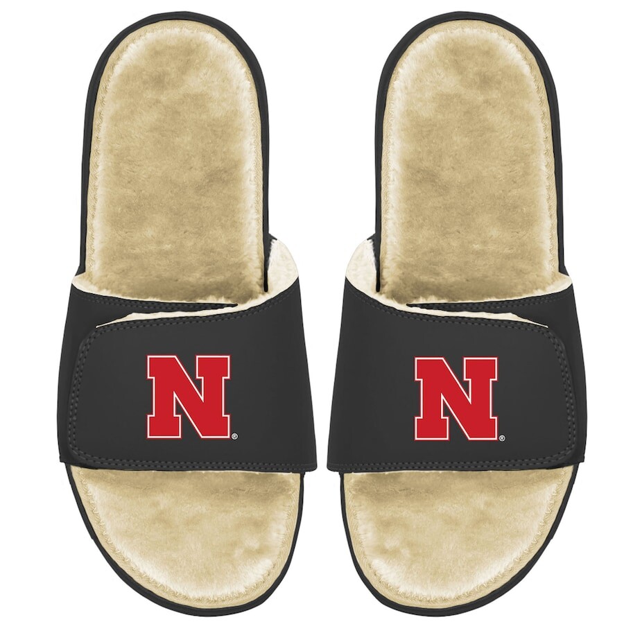 

Шлепанцы ISlide Nebraska Huskers, черный