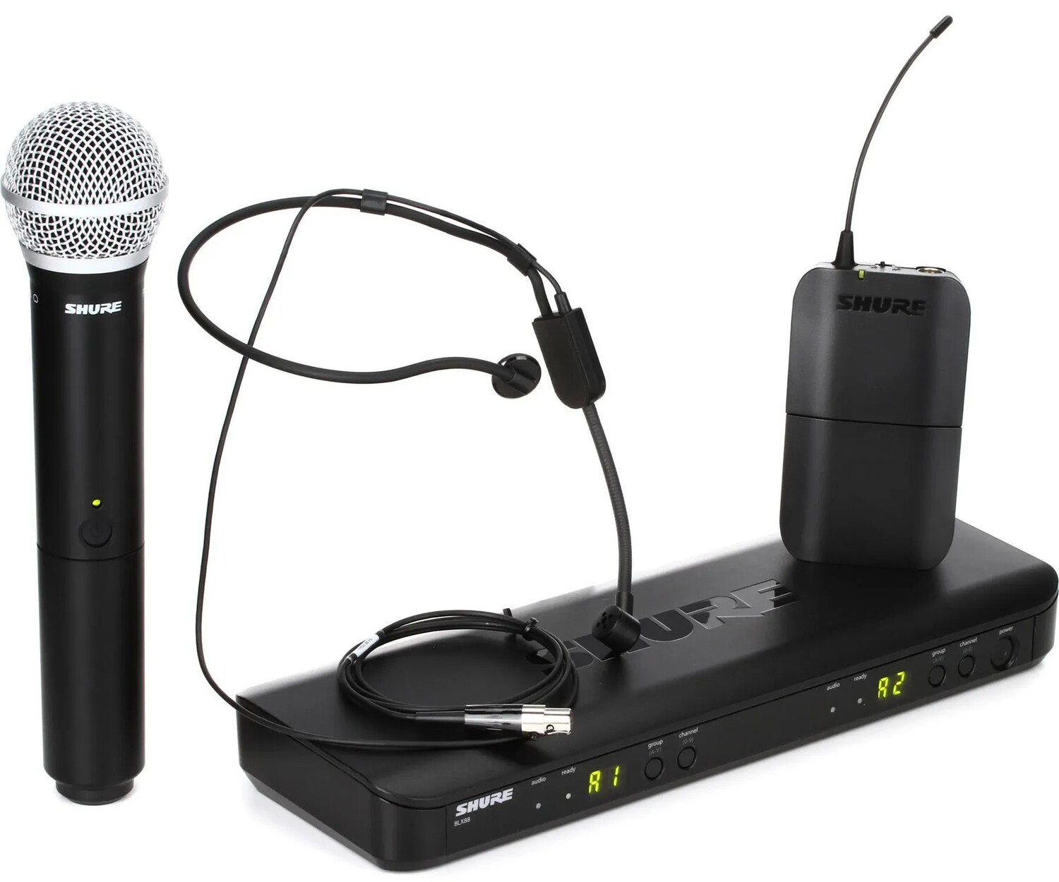 

Двухканальная беспроводная комбинированная система Shure BLX1288/P31 — диапазон H9