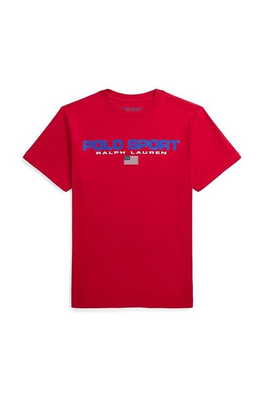 

Polo Ralph Lauren Детская хлопковая футболка, красный