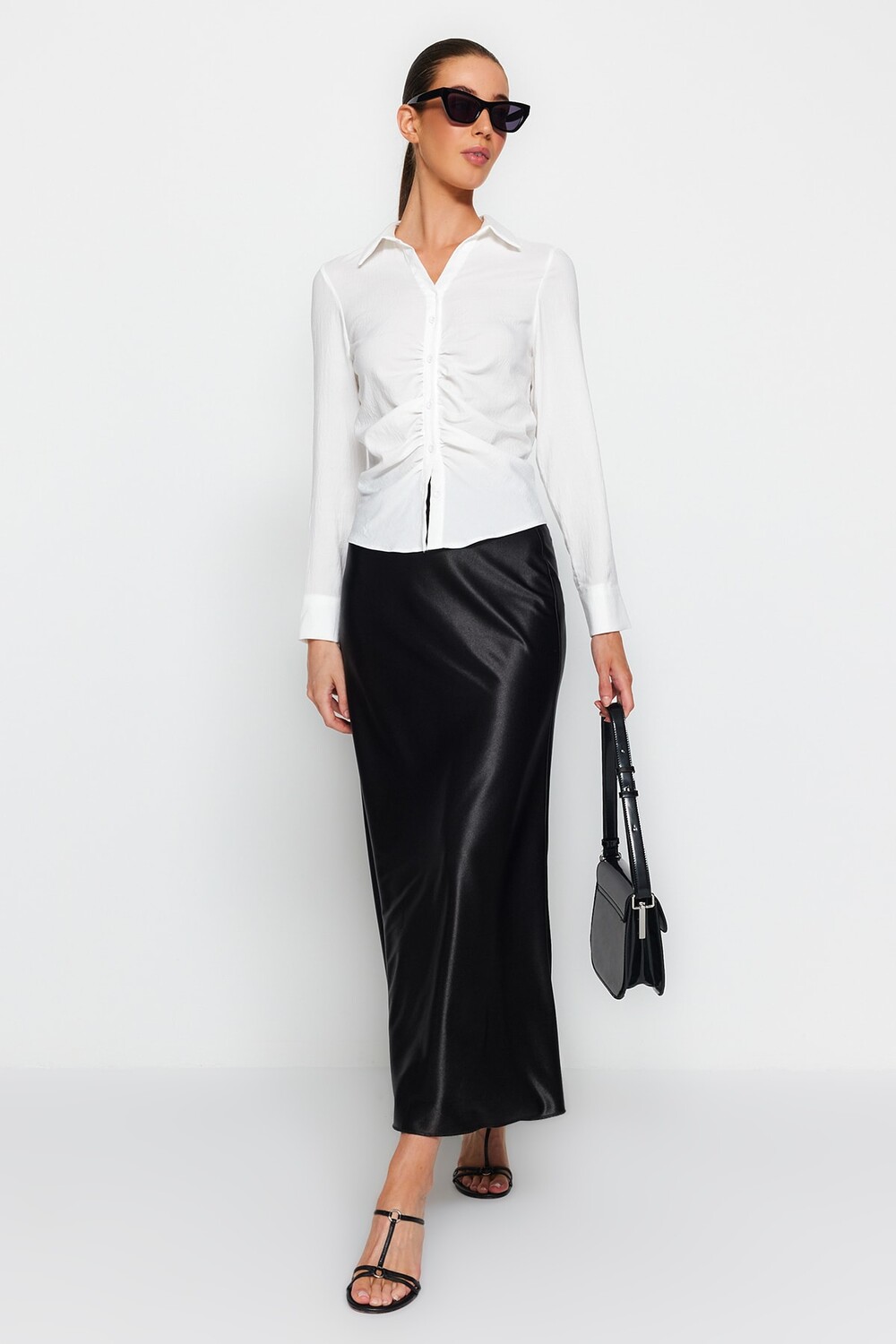 

Юбка - Черный - Макси Trendyol Modest, черный