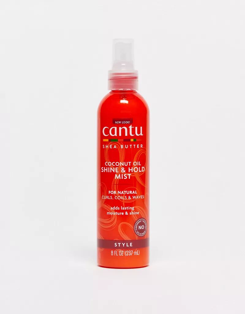 Cantu – Масло ши для натуральных волос – Кокосовое масло – Спрей для блеска и фиксации – Уход за волосами, 237 мл
