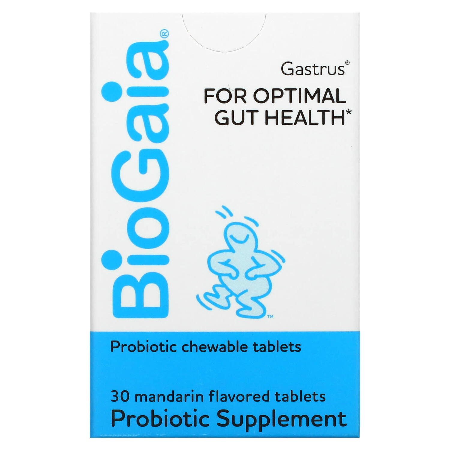 

Gastrus, для оптимального здоровья кишечника, вкус мандарина, 30 таблеток, BioGaia