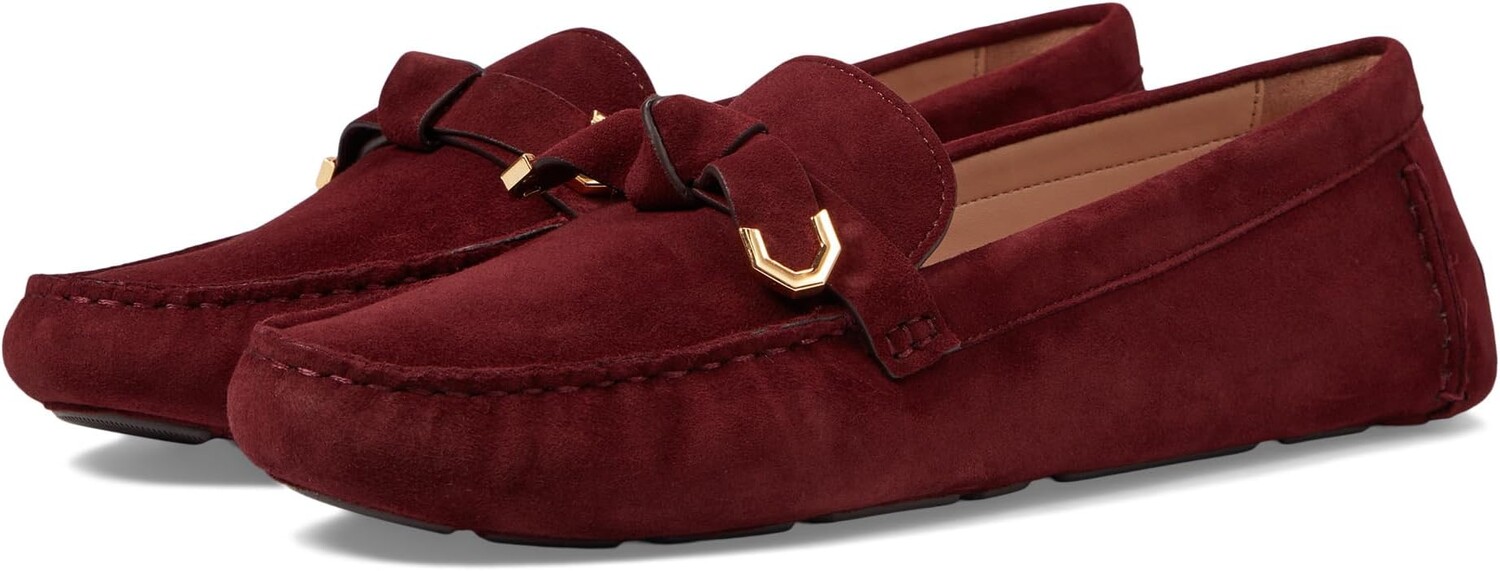 

Лоферы Evelyn Bow Driver Cole Haan, цвет Bloodstone Suede