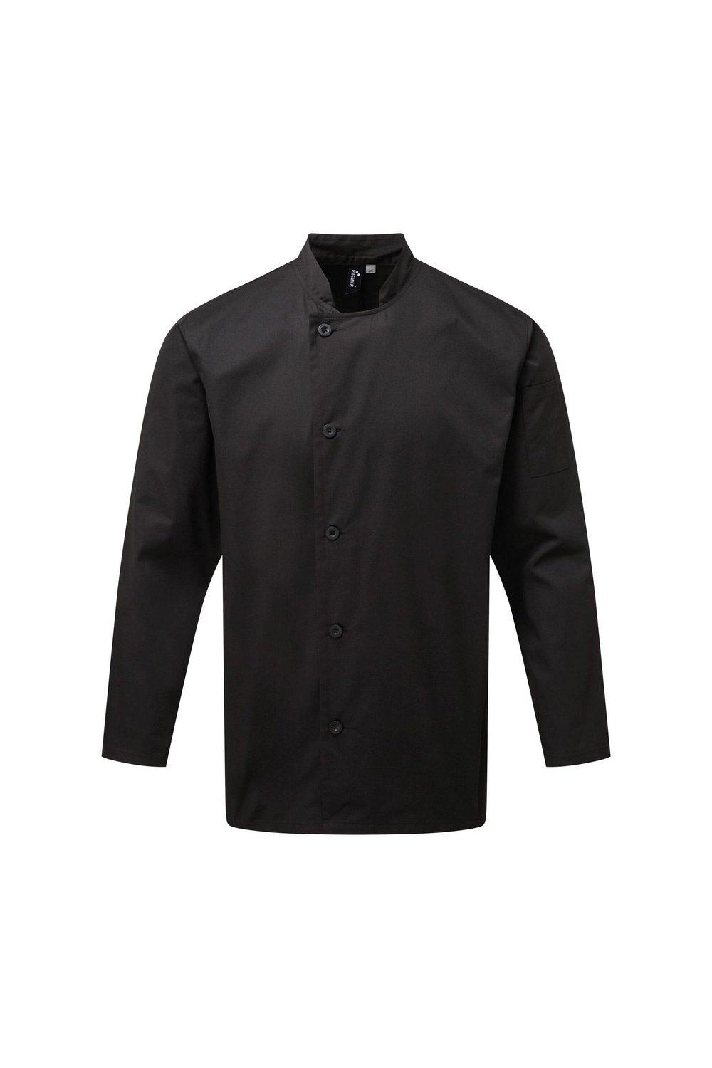 Куртка с длинными рукавами Chefs Essential Premier, черный