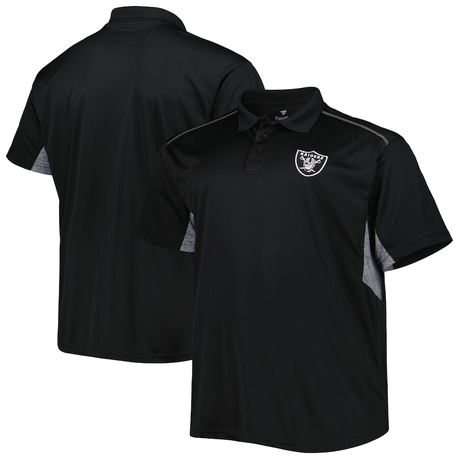 

Поло с коротким рукавом Fanatics Branded Las Vegas Raiders, черный