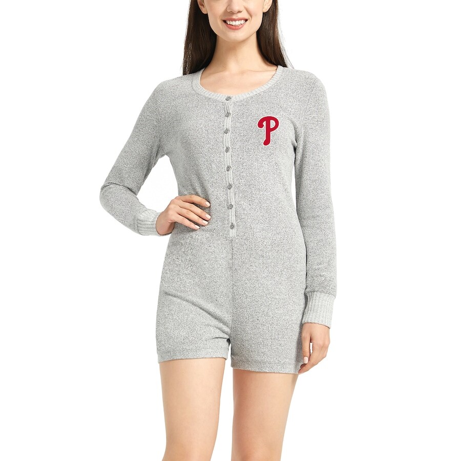 

Свитер-комбинезон Concepts Sport Philadelphia Phillies, серый