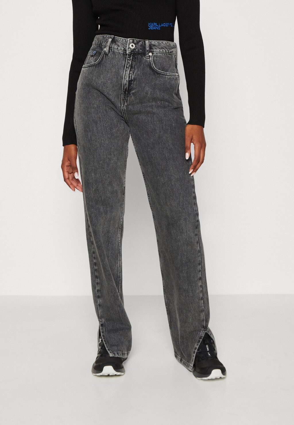

Прямые джинсы Karl Lagerfeld Jeans, серый деним