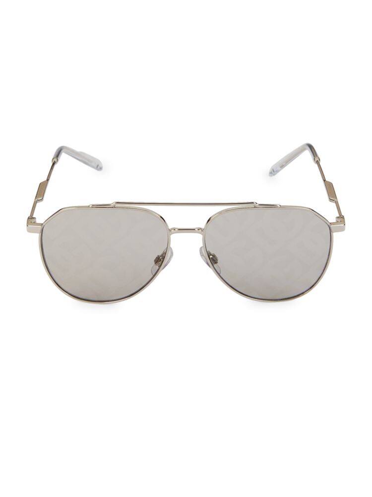 

Солнцезащитные очки-авиаторы 58MM Dolce&Gabbana, серебро