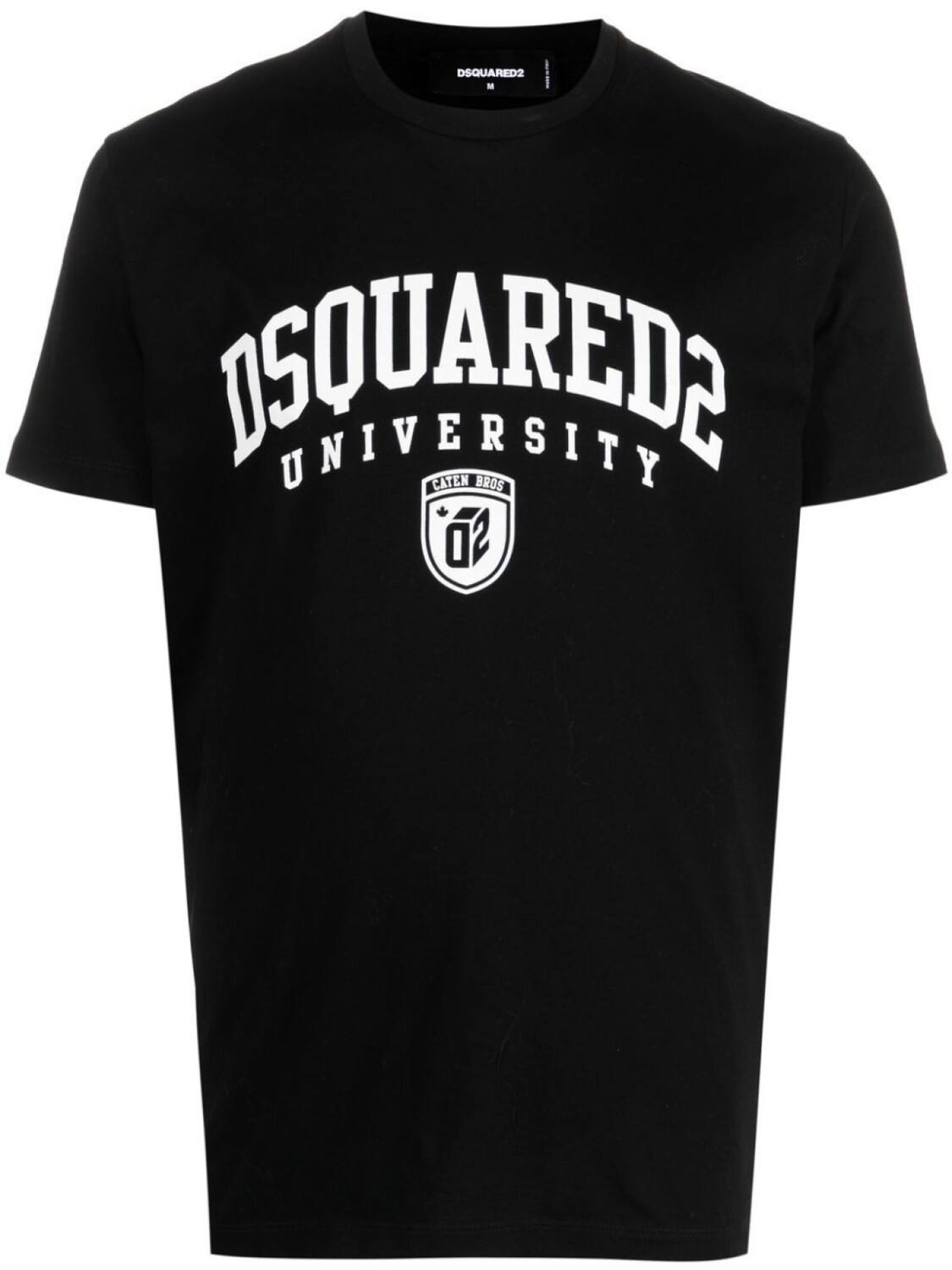 

Футболка с короткими рукавами и принтом Dsquared2 University, черный