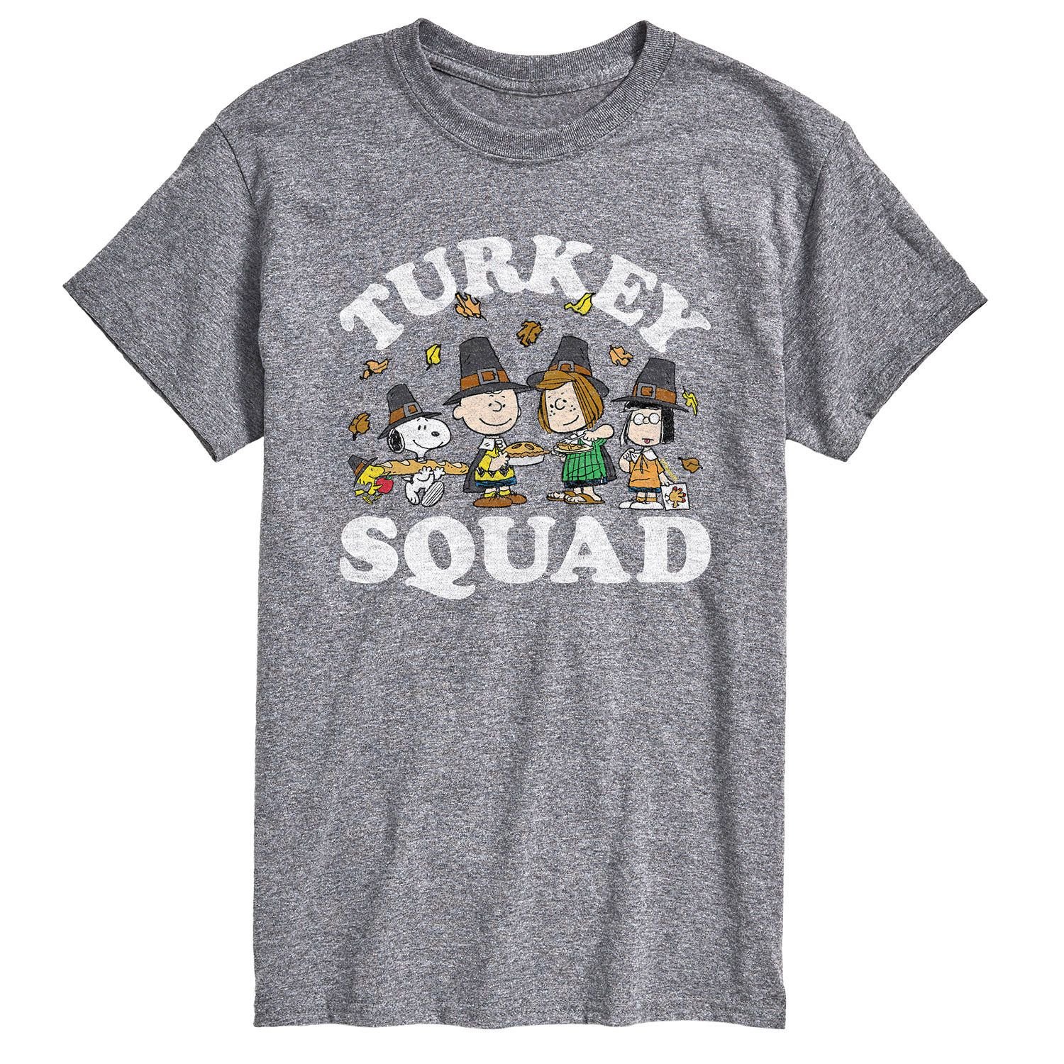 

Футболка Big & Tall Peanuts Turkey Squad Licensed Character