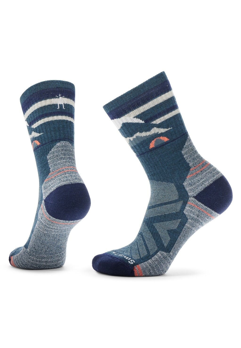 

Спортивные носки HIKE LIGHT CUSHION MOUNTAIN MOON CREW Smartwool, светло-голубой