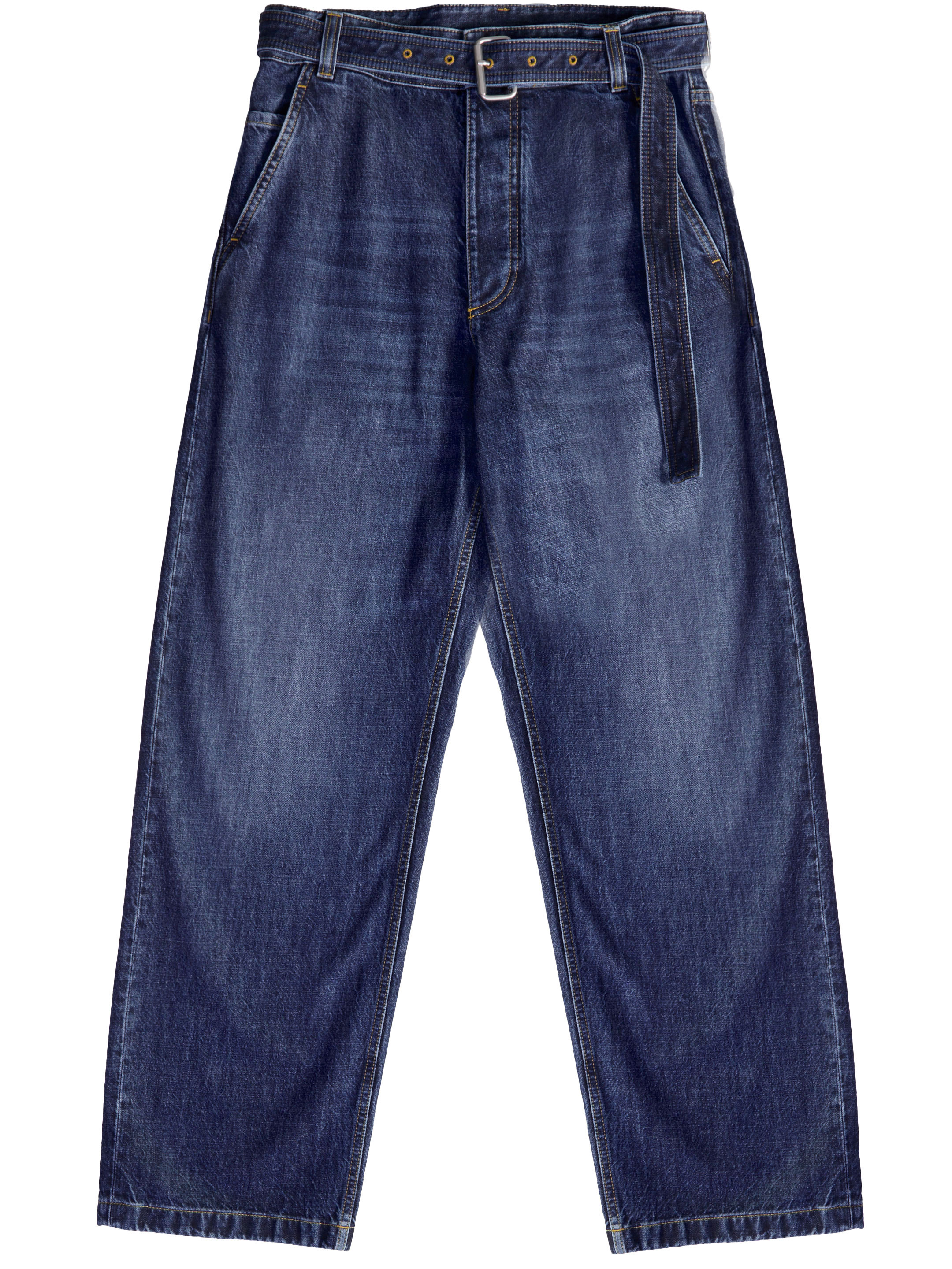 Ремень Bottega Veneta Jeans with, светло-синий