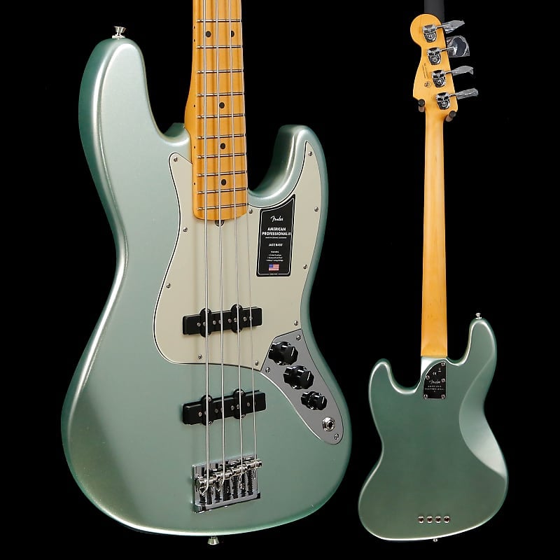 

Басс гитара Fender American Professional II Jazz Bass, Maple Fb,Mystic Surf Green