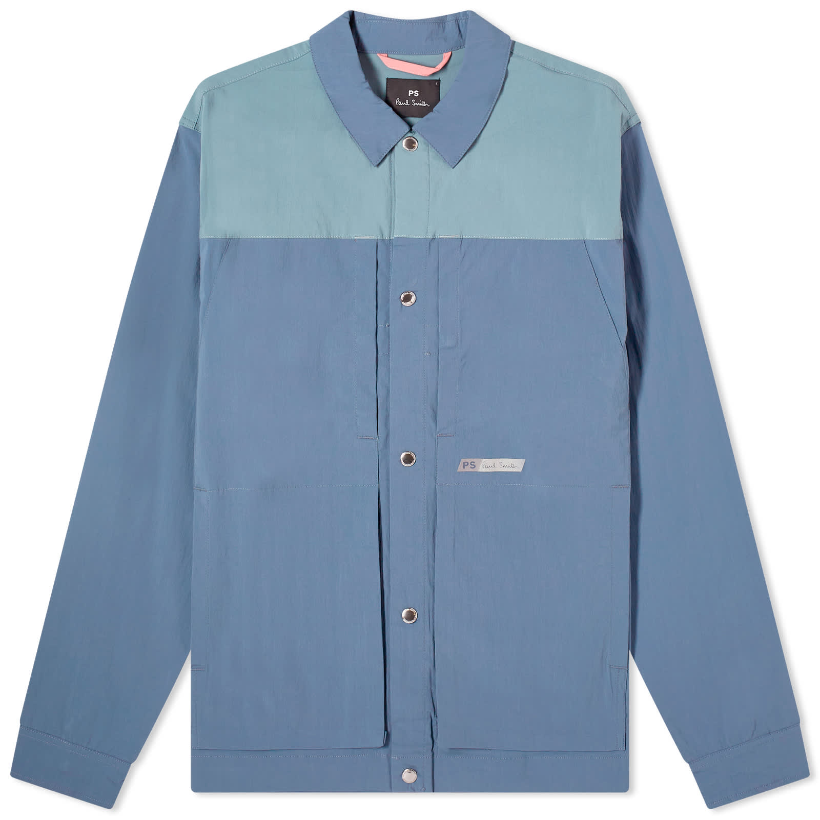 цена Куртка Paul Smith Panel Overshirt, синий