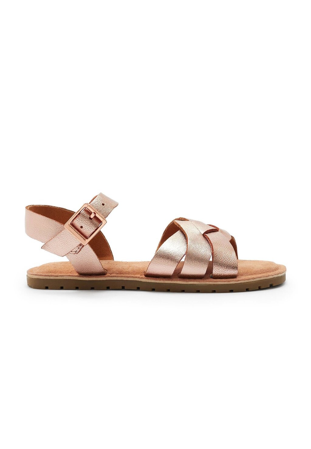 

Босоножки с ремешками WIDE FIT G Next, цвет rose gold