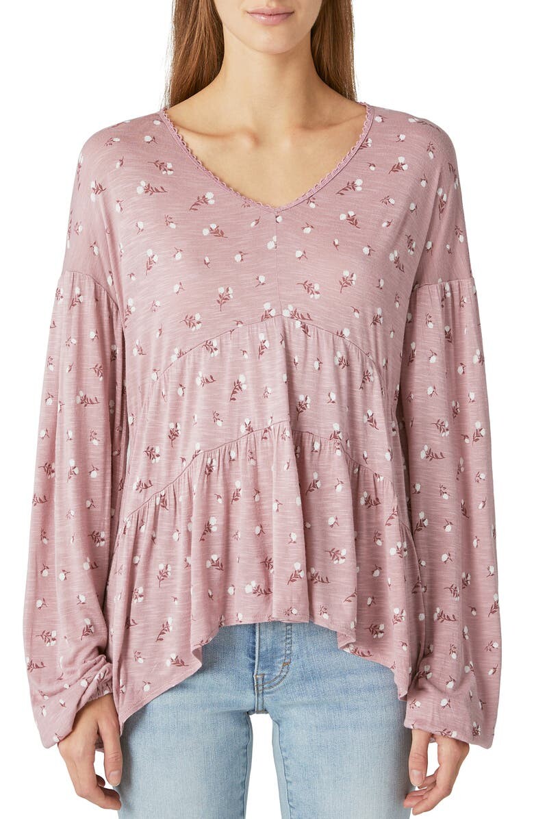 

Ярусный топ-туника с принтом LUCKY BRAND