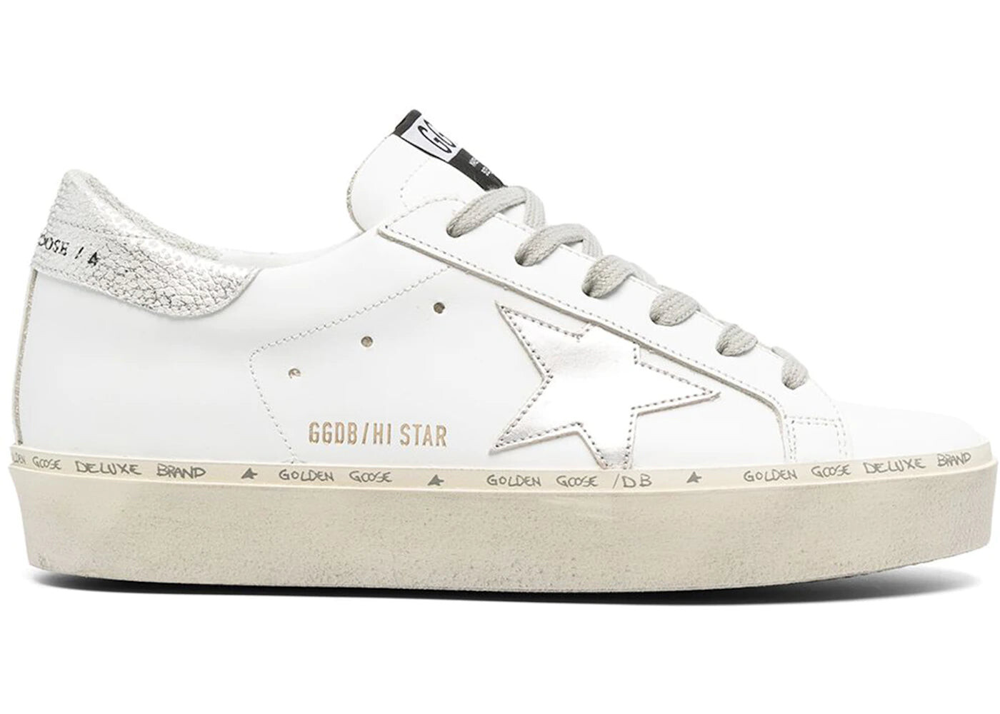 

Кроссовки Golden Goose Hi Star, белый