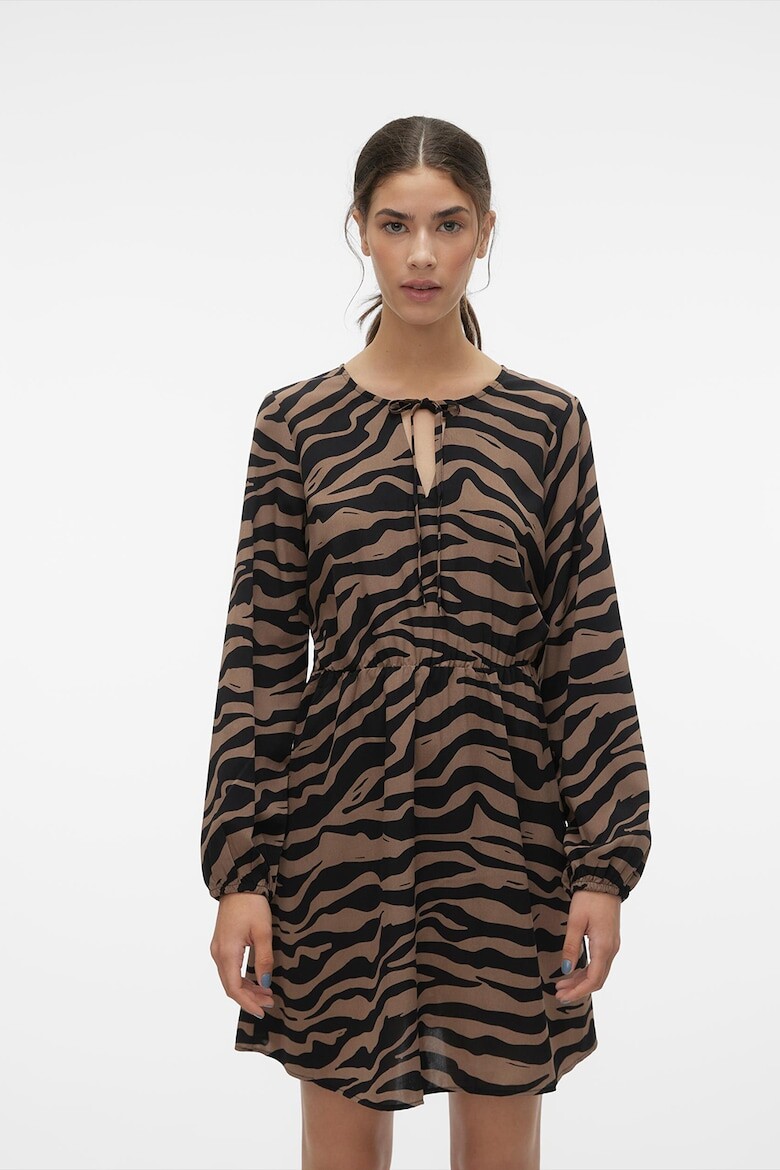 

Короткое платье с эластичной талией Vero Moda, черный