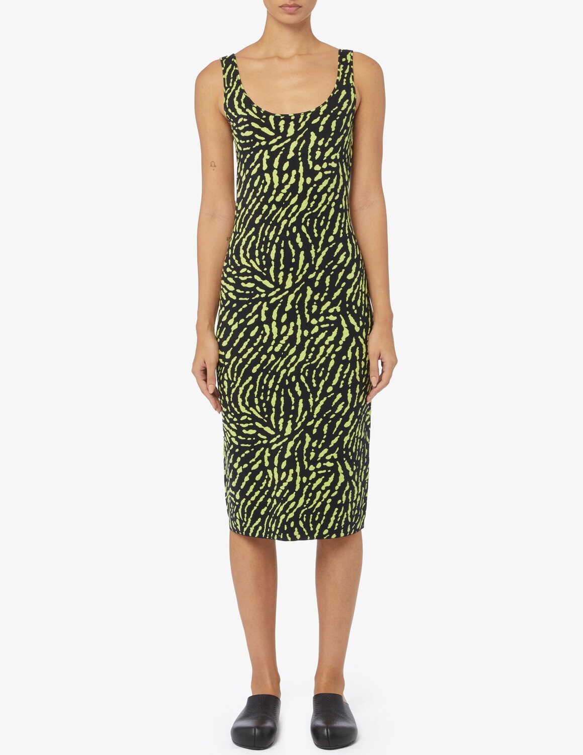 

Платье миди Proenza Schouler White Label, черный