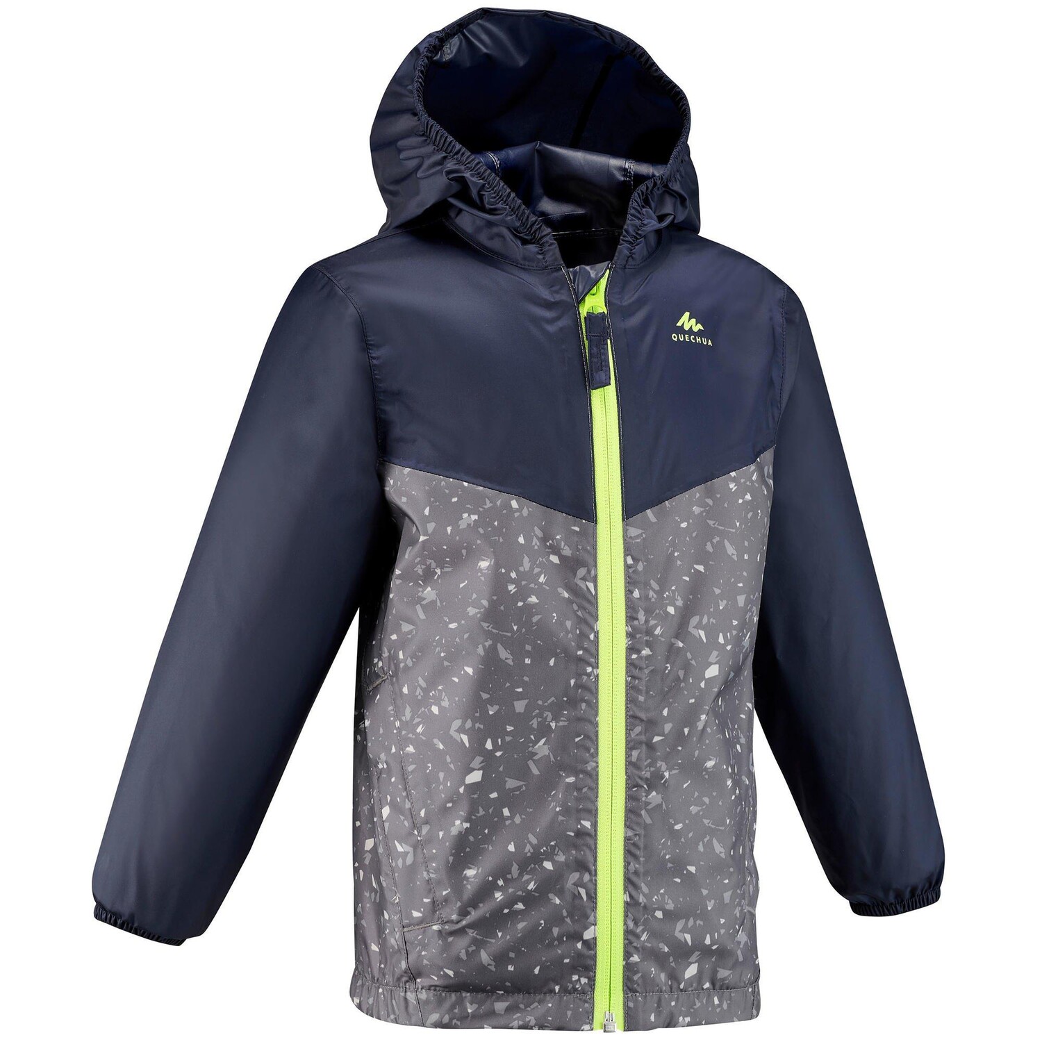 

Водонепроницаемая походная куртка Decathlon Mh150 для детей от 2 до 6 лет Quechua, темно-синий
