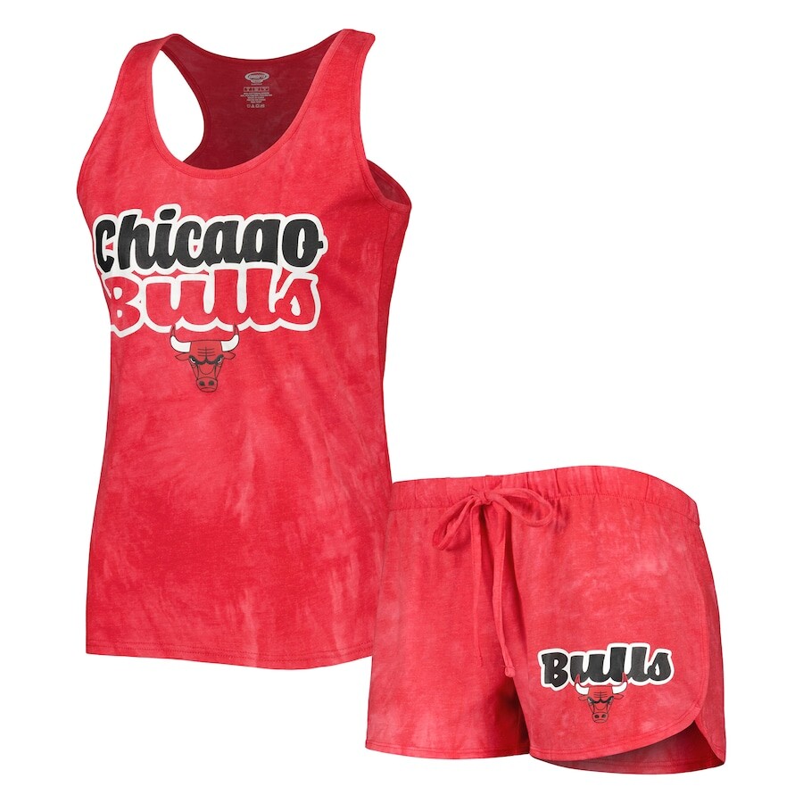 

Пижамный комплект Concepts Sport Chicago Bulls, красный