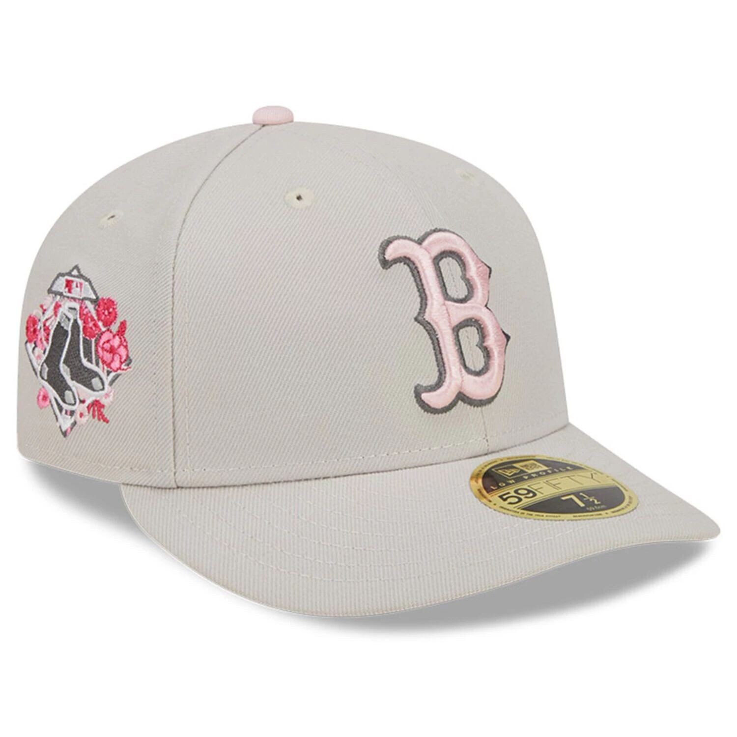 

Мужская шляпа New Era цвета хаки Boston Red Sox 2023 ко Дню матери, низкопрофильная 59FIFTY, приталенная шляпа