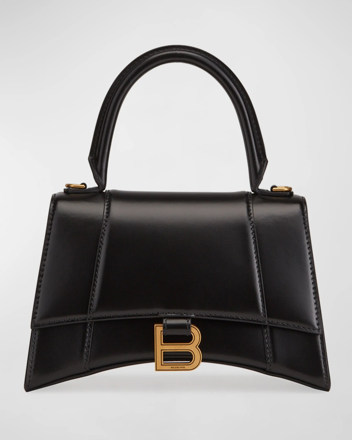 

Маленькая сумка-коробка «Песочные часы» Balenciaga, цвет 1000 Black