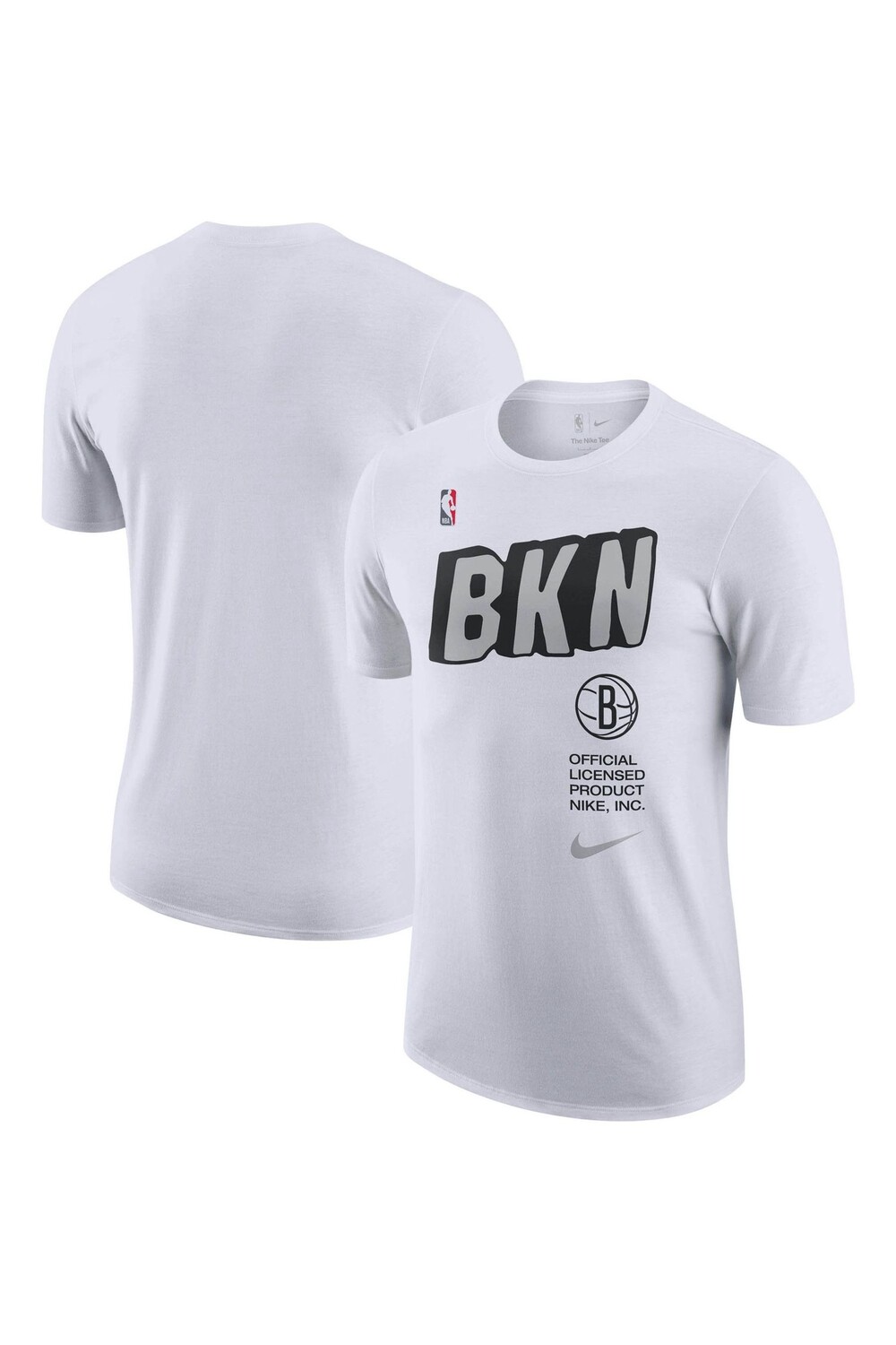 

Футболка с принтом Nike Fanatics Brooklyn Nets Nike, белый