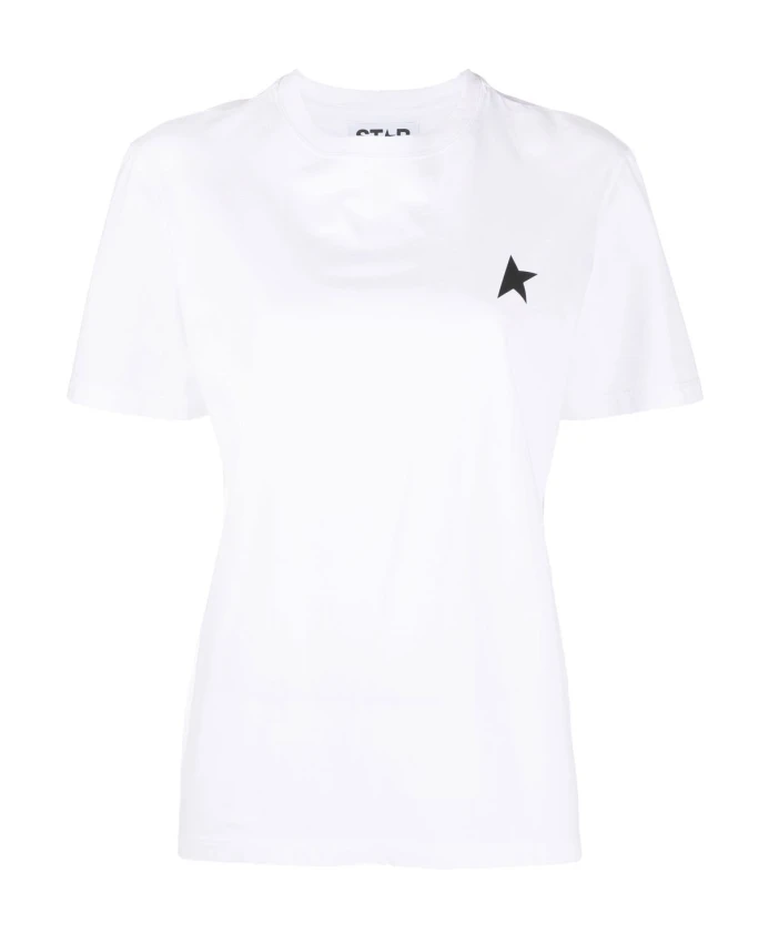 

Футболка и поло с логотипом Golden Goose, белый