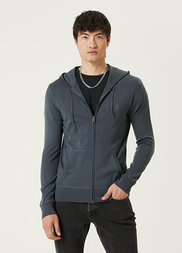 

Кардиган mode merino petrol с капюшоном AllSaints