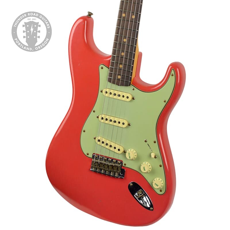 

Электрогитара Fender Custom Shop '64 Stratocaster Journeyman Relic Faded/Aged Fiesta Red #2